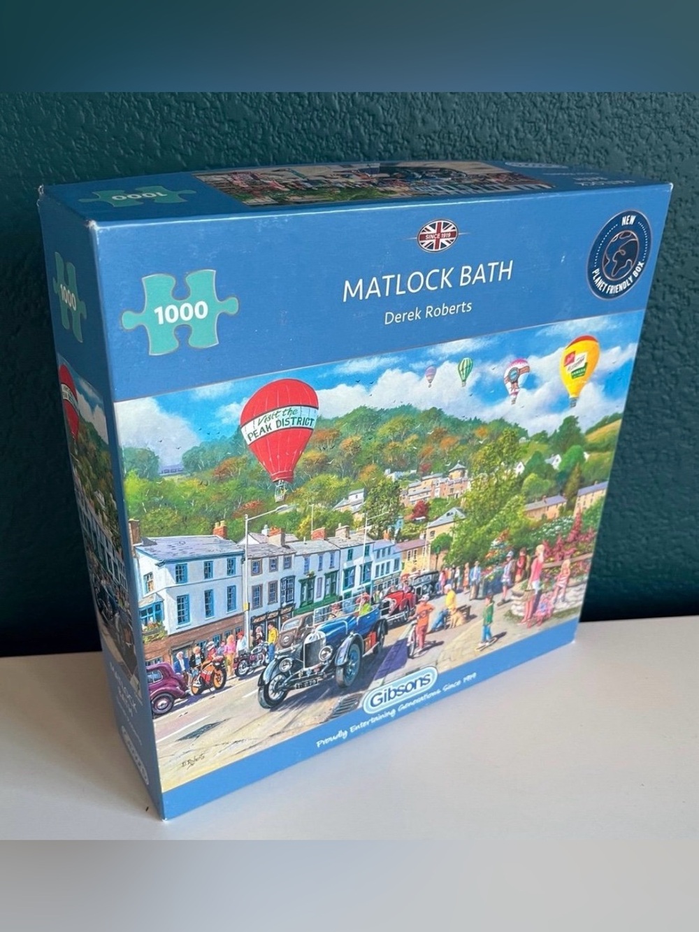 Gibsons Matlock Bath Peak District England British 1000 Piece Jigsaw Puzzle